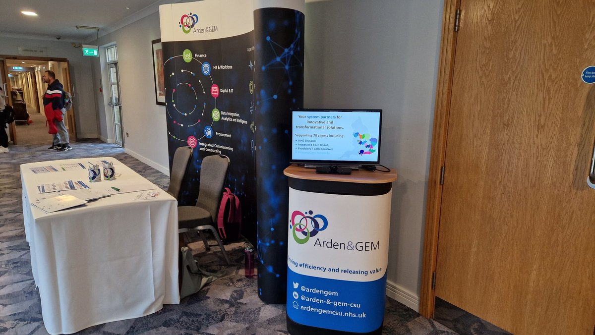 AccountantEllie's tweet photo. We are showcasing our  @ardengem offers to all at the joint 2 day conference.  Come and see us! 
@HFMA_EMids 
@SDNEastMids @OneNHSFinance https://t.co/35KJYci5ym