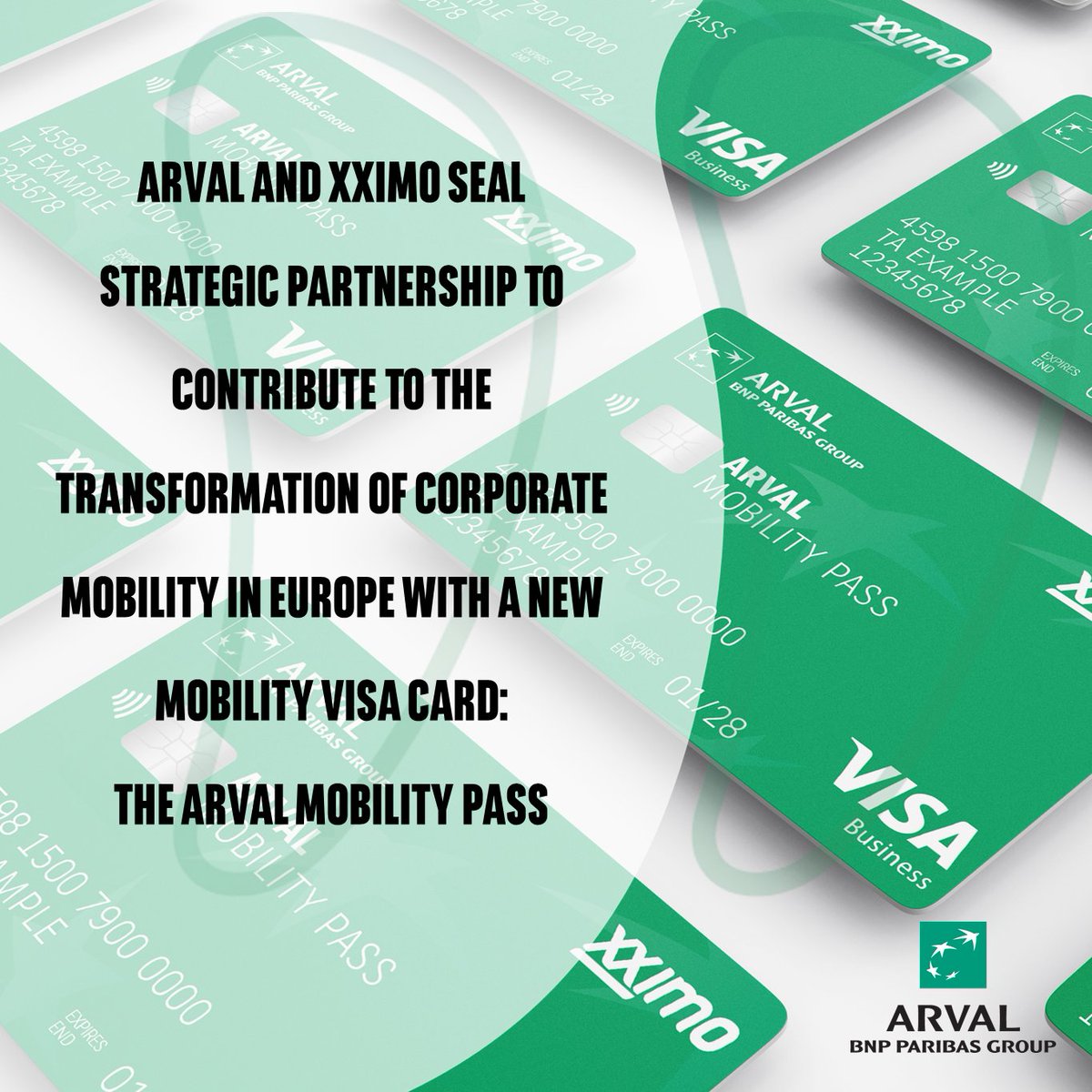 We are proud to announce our new partnership with @XXlmo , a leading payment and mobility platform. With this alliance, we empower Arval Mobility Pass, our offer that enables employees to unlock a wide range of mobility choices across Europe. Read more: arval.com/arval-and-xxim…