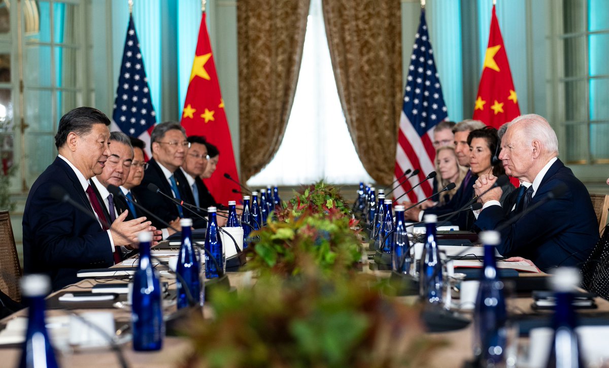 Yesterday, at #APEC2023 in San Fransisco, @POTUS met with President Xi Jinping where they held candid and substantial discussions on a range of global issues and exchanged views on areas of difference. I am particularly pleased to see progress being made between the U.S. and the…