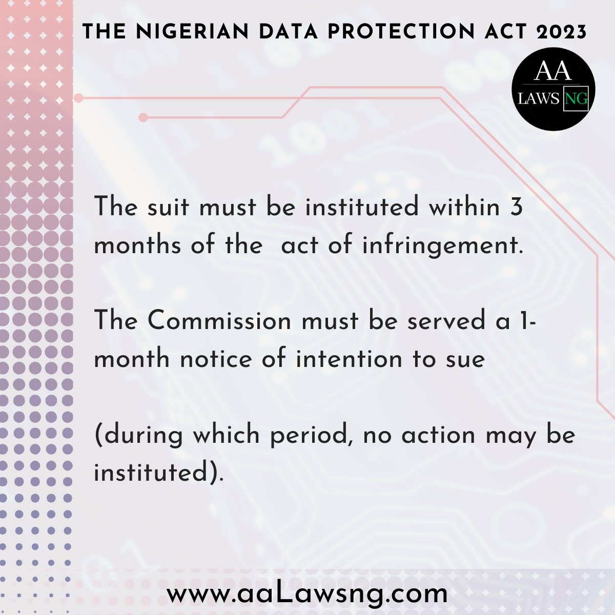 The following content is a concise visual guide to the key provisions of the Nigerian Data Protection Act