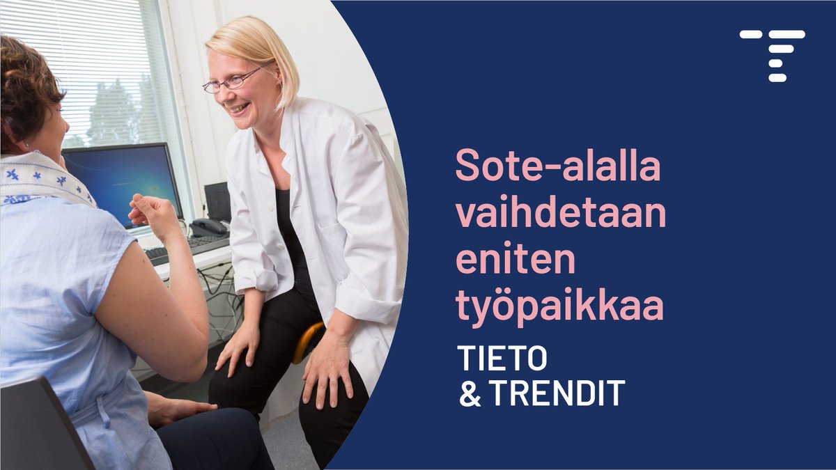Terveys- ja sosiaalipalveluissa vaihdetaan eniten työpaikkaa, kirjoittavat <a href="/RaijasMeri/">Meri Raijas</a> ja Tuomo Heikura #Tietotrendit-artikkelissa. Vuonna 2022 työpaikan vaihtoja oli kokeellisten laskelmien mukaan kaikkiaan lähemmäs 793 000. #työmarkkinat www2.stat.fi/tietotrendit/a…