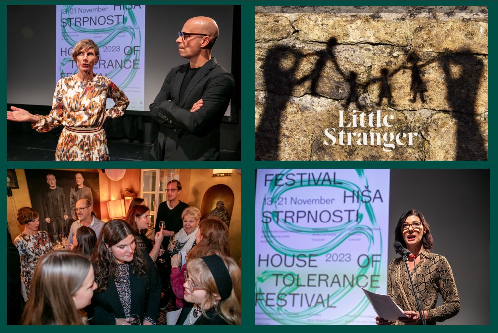 It was great to be at the opening of the 9th Festival House of Tolerance 2023 - House of Others @MiniTeater with <a href="/RobertWaltl/">ROBERT WALTL</a> on Monday. 
Looking forward to the screening of Little Strangers, a Northern Ireland short, at 17.00 tomorrow - free tickets!
mini-teater.si/client.en/arti…