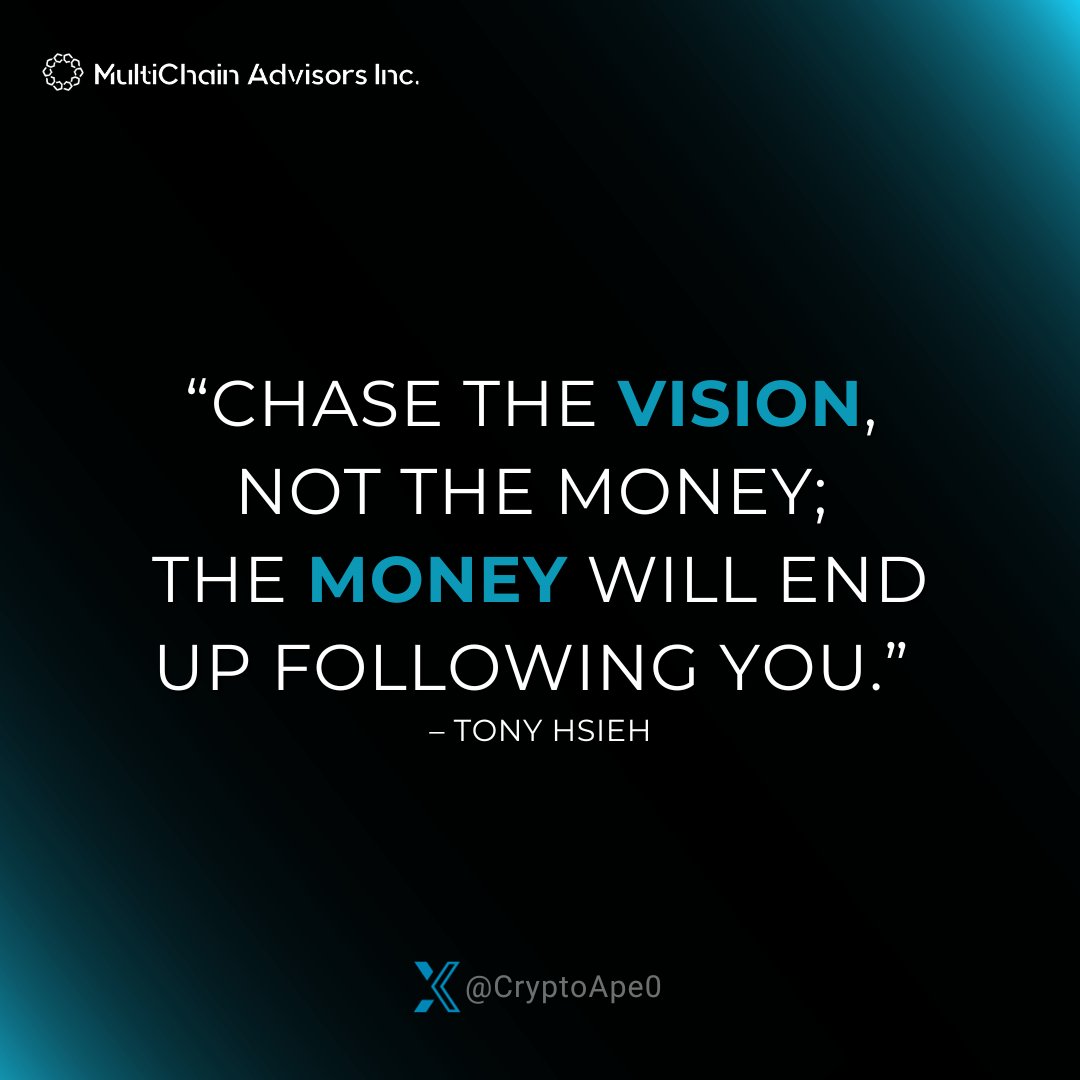 Embrace the journey of chasing your vision, for in the pursuit of passion, dedication, and purpose, the money will naturally find its way to you. Gmgm!💡🙌 #VisionaryMindset #SuccessFollowsPassion