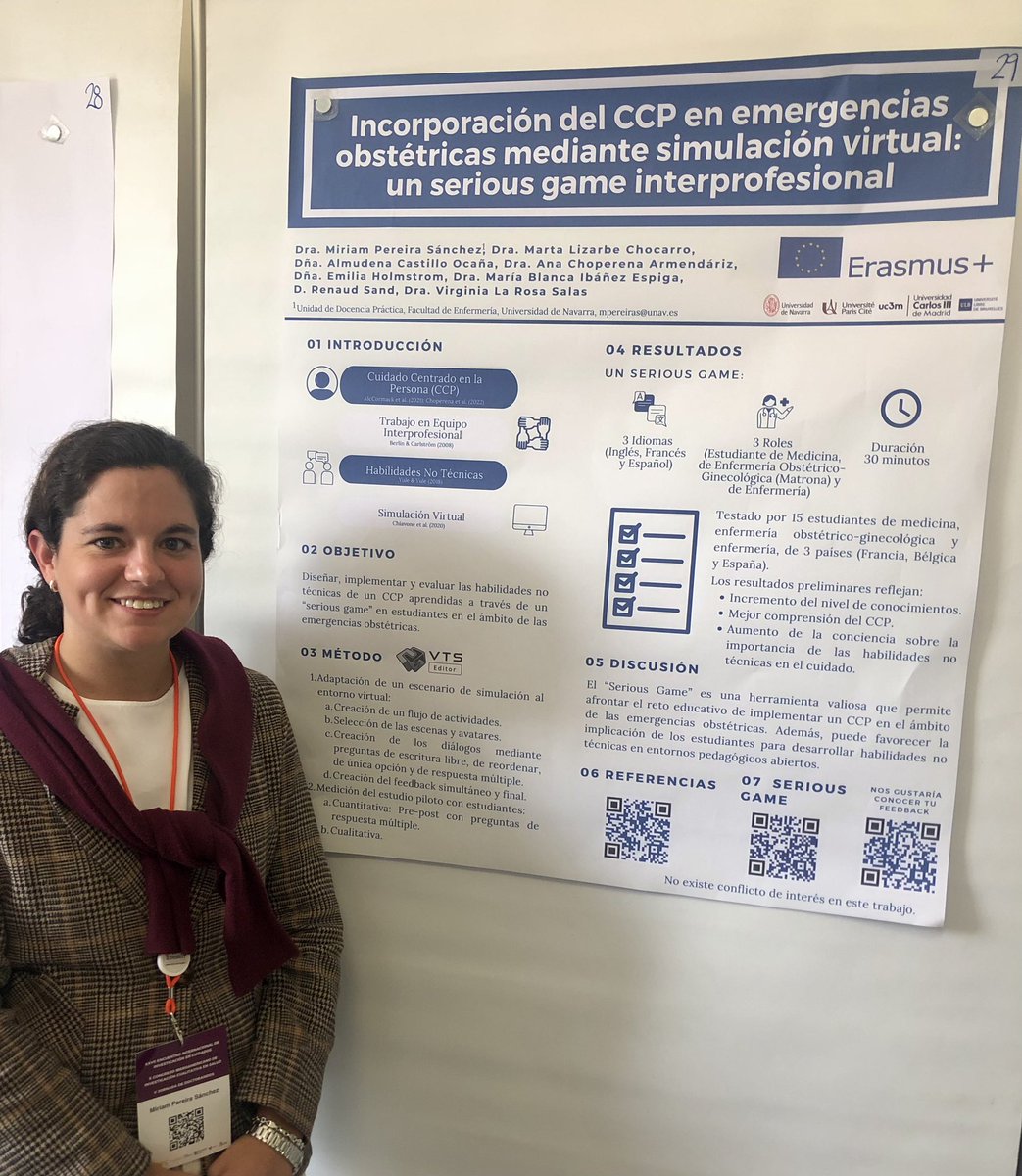 Gracias #inves23 por la oportunidad de participar con este póster en este XXVII Encuentro Internacional de Investigación en Cuidados <a href="/enfermeriaunav/">Facultad Enfermería</a> <a href="/Investenisciii/">Investén-isciii</a> #CCP #Simulación