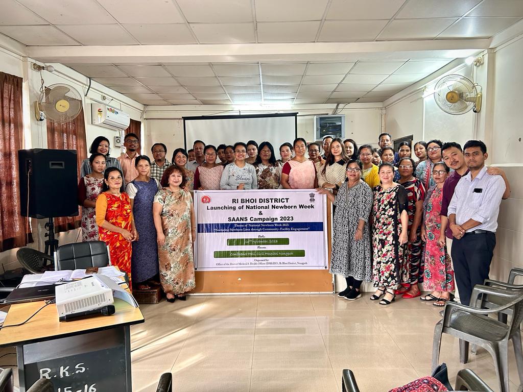 meghalayahealth's tweet photo. District Launching of National New Born Week at Nongpoh Civil Hospital #RiBhoi District today
#NewBornWeek #ChildHealthMatters #HealthMatters #MeghalayaForHealth #AllForHealth #ChooseHealth #HealthPromotions #HealthPriorities #HealthForst #MeghalayaForChildHealth https://t.co/6phIvqOl4b