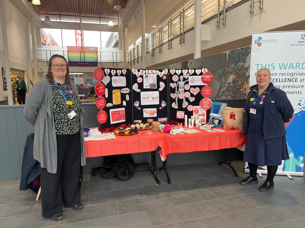 It's #StopThePressure day! Come and see us in the Concourse and chat about pressure ulcer awareness!
#everycontactcounts