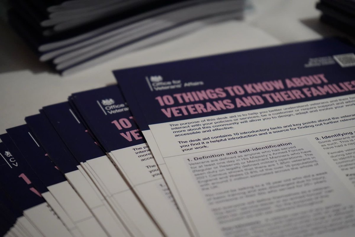 Today, the OVA is hosting the UK’s biggest veterans conference. The event brings together sector leaders - across health, research and policy - to share best practice on how to turn evidence into action.