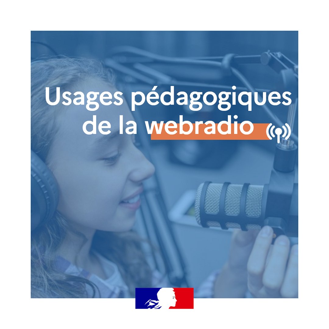 #ÉducmédiasInfo🎙La #Webradio : un média au service des apprentissages des élèves et de l'acquisition d'une culture et des compétences numériques.

La webradio scolaire permet une grande diversité d’usages pédagogiques, à tous les niveaux d'enseignement ▶ eduscol.education.fr/1092/usages-pe…