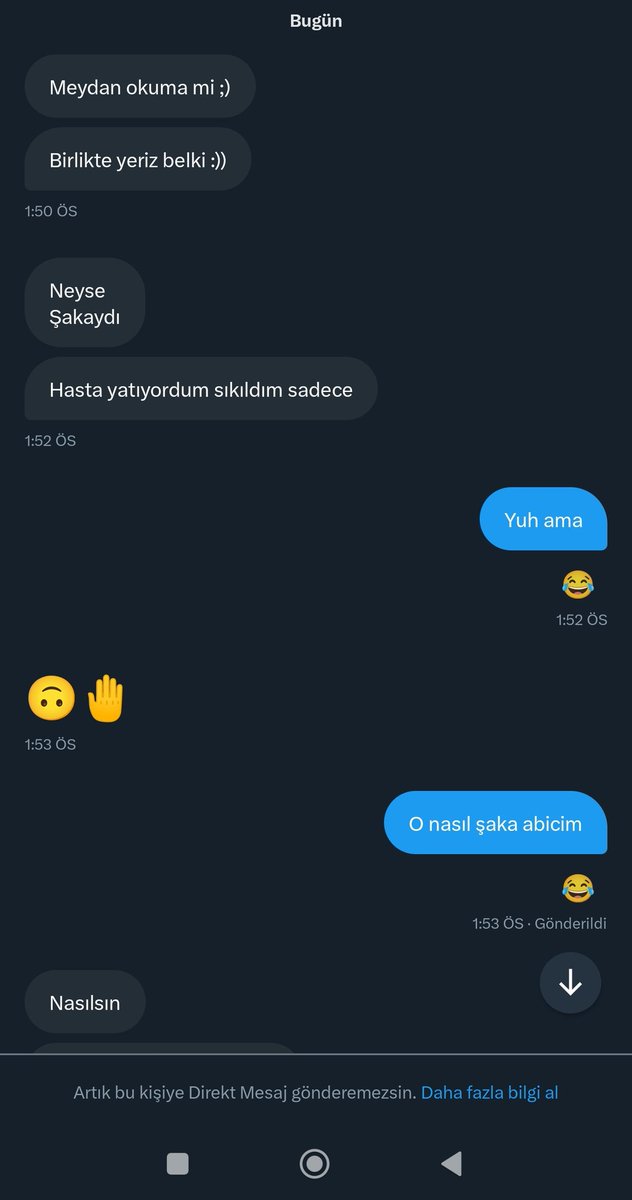 Evet arkadaşlar dk 1 gol 1