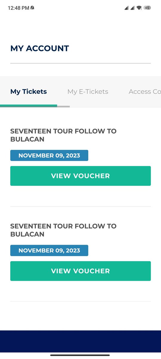 elftanserenity's tweet photo. WTT LFT TRADE ONLY

SEVENTEEN FOLLOW BULACAN PH

Have: 
DAY 1
2 tix Center 1 (118 Row 7 seated together)
2 tix Center 1 (128 Row 5 seated together)

Want:
DAY 1 OR 2
4 tix Mid 1 (either 133 or 110 seated together) or 4 tix Mid 1 any sec low row
+ Cash

Cavite/Manila area
DM me!! https://t.co/NrCCOE6nf6