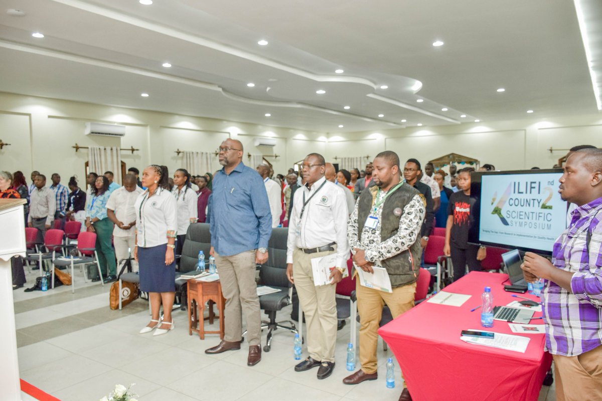 DOHKilifi's tweet photo. Day 1 of the 2nd Kilifi County Scientific Symposium is underway. Experts, researchers, and innovators gather to exchange groundbreaking ideas and insights in our quest for knowledge and progress. https://t.co/TD1Wxz3Fcd