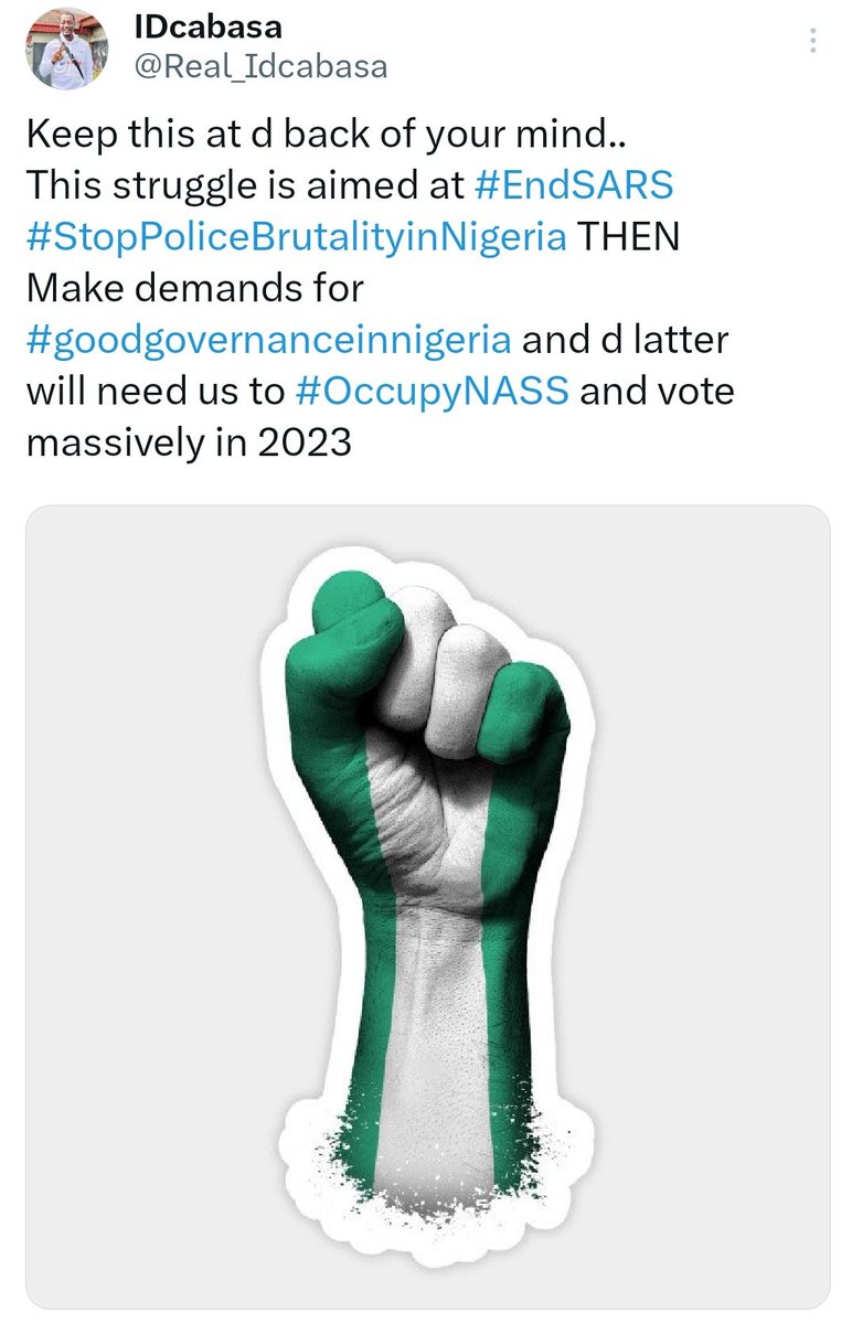 TopNaijaLife's tweet photo. Also, ID Cabasa stood up during the October 2020 #EndSARS Protests, and marched with the youths.

Man deserves his flowers 💐. https://t.co/8fufhw1U45