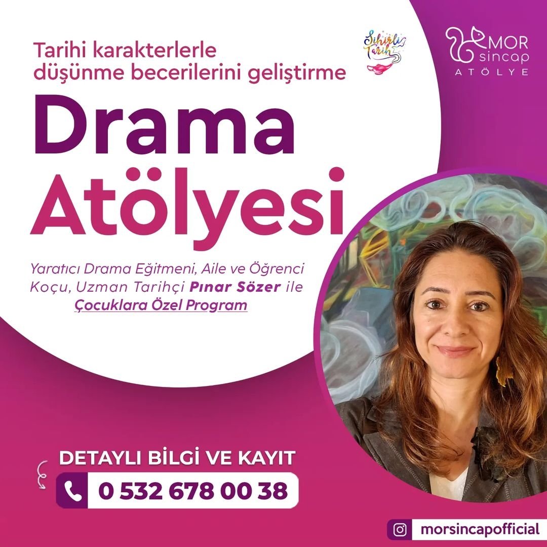 29 Kasım Çarşamba saat 17:30'da ÜCRETSİZ deneme dersi ile başlıyoruz! Kayıt formunu doldurmanız yeterlidir:  forms.gle/9t6SZGdgAja8sM…
#izmir #çocuk #eğitim #yaratıcıdrama #tarih