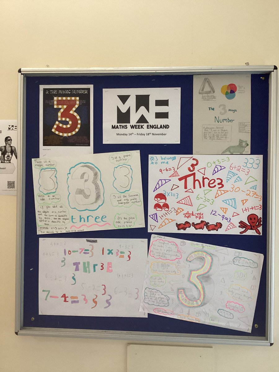 Three is a magic number
#MathsWeekEngland