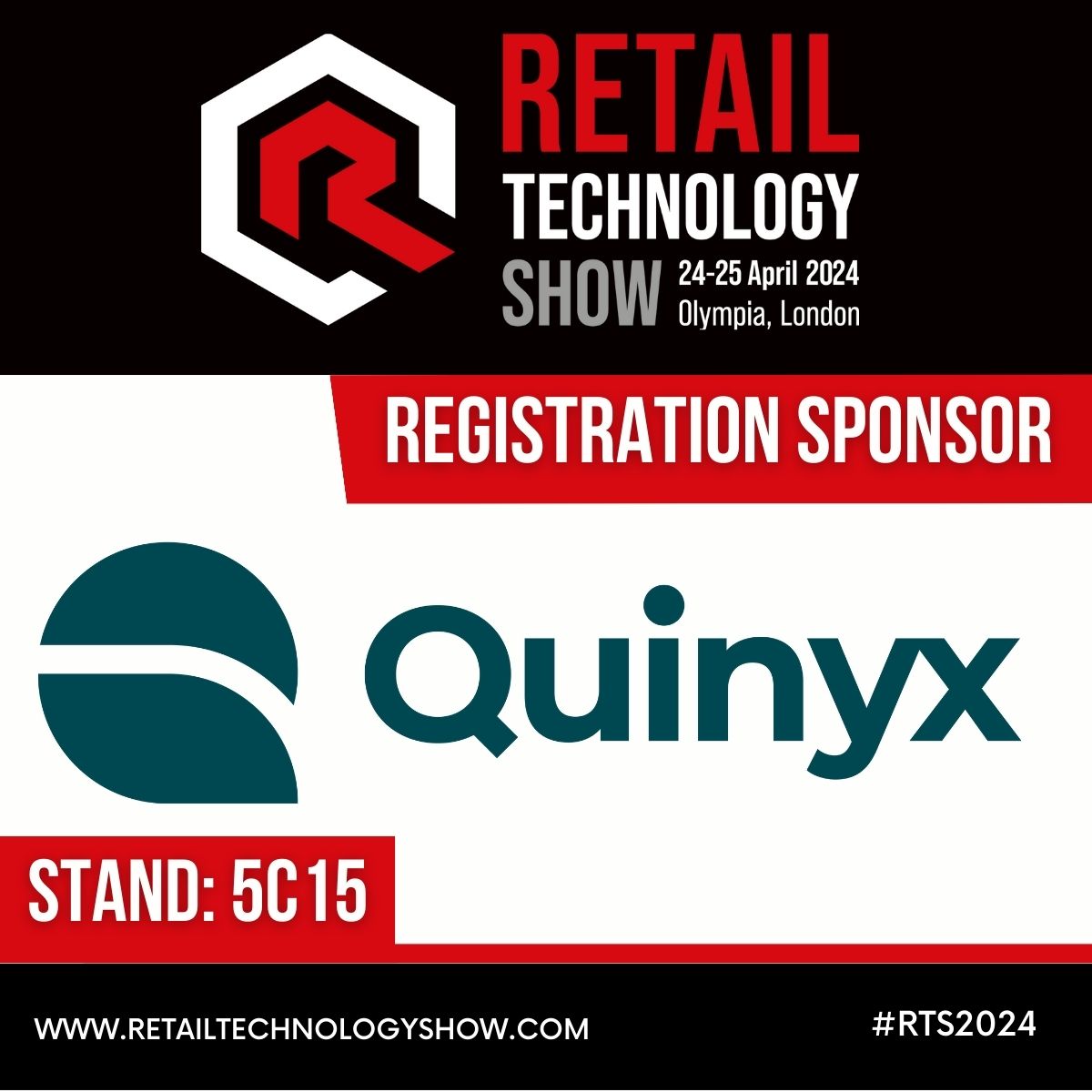 We're thrilled to announce that <a href="/Quinyx/">Quinyx</a> is joining us as the official registration sponsor for the Retail Technology Show 2024! But wait, there's more!  We have a few sponsorship &amp; digital opportunities available Get in touch with our team today💡bit.ly/47hCdlw #RTS2024