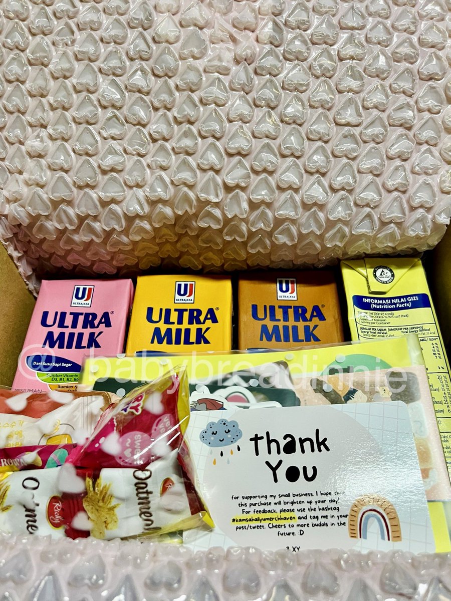 _babybreadinnie's tweet photo. π #for_innie
Got my Ultra Milk orders na po. Sana βdi masarap para βdi na ako bibili ulit kasi ultra din yung price. Chos π
Thank you so much ate @seonskz. Indo pasabuys come thruuuu! π€ͺ #kamsahallyumerchhaven https://t.co/iSVw3H6hsb