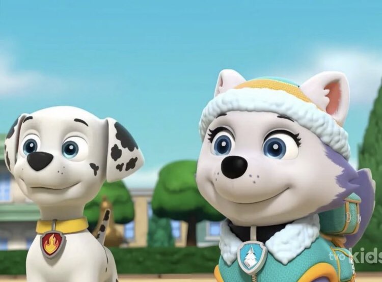 MarshPAWDally's tweet photo. 🔥 *゚ 🐾 Daily Marshall 🐾 *゚🔥
Hanging out with Everest! She is so kind and very silly but she is also generous! 🐾
Have a Everest in your life is the best thing a Dalmatian can have! 🔥
Ice or snow, she is ready to go! ❄️
#DailyMarshall | #PAWPatrol | #Evershall https://t.co/aJBzIH8HnU