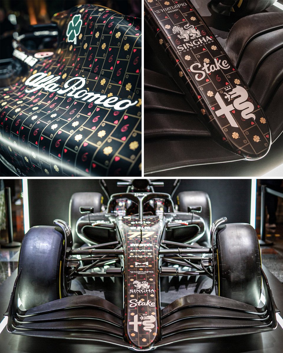 alex_kazos's tweet photo. Alfa Romeo won the livery game for the Las Vegas GP! 🔥
#LasVegasGP #AlfonsoLeon #AlfaRomeoF1 #F1 #F12023 #F1Liveries #WheelTalk https://t.co/XQZzJ6F3Dc