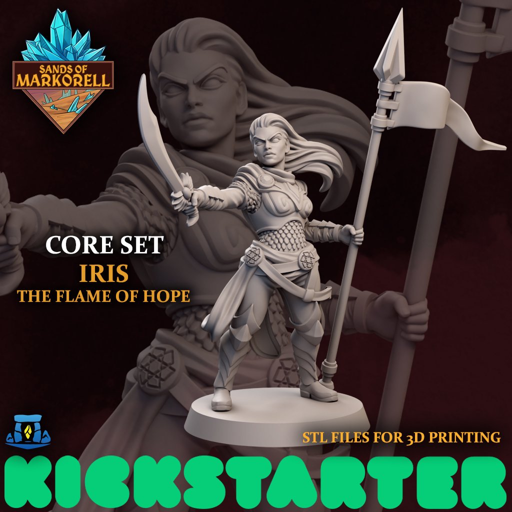 WishgateStudio's tweet photo. Meet Iris, the flame of hope.

Iris is the captain of the Knights of the Sun.

Stay tuned, because we will be revealing new things in the coming days. 

Thanks a lot for your support.

Link to Kickstarter: https://t.co/No0x1A1B5M

 #dnd5echaracter #WarGames #miniaturepainting https://t.co/N094XGJBEw