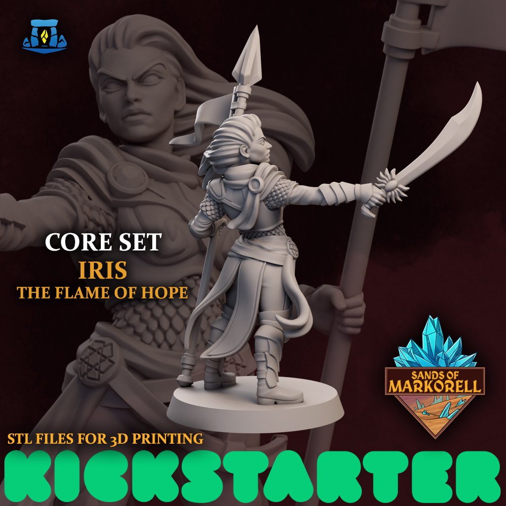 WishgateStudio's tweet photo. Meet Iris, the flame of hope.

Iris is the captain of the Knights of the Sun.

Stay tuned, because we will be revealing new things in the coming days. 

Thanks a lot for your support.

Link to Kickstarter: https://t.co/No0x1A1B5M

 #dnd5echaracter #WarGames #miniaturepainting https://t.co/N094XGJBEw