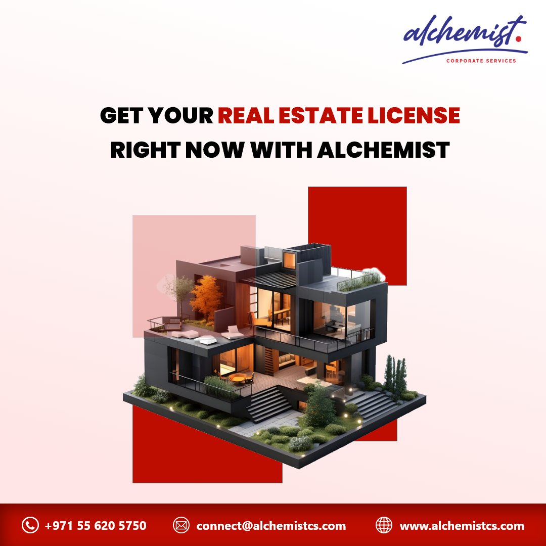 AlchemistCorp1's tweet photo. Partner with us to acquire your real estate business setup license and unlock a world of opportunities in Dubai's dynamic real estate market.
📞 Call us at +971 55 620 5750
📧 Email: connect@alchemistcs.com
🌐 Website: https://t.co/xFgTHLPlwJ https://t.co/677rcZQTj3