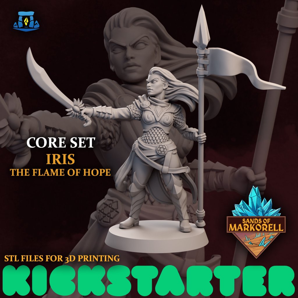 WishgateStudio's tweet photo. Meet Iris, the flame of hope.

Iris is the captain of the Knights of the Sun.

Stay tuned, because we will be revealing new things in the coming days. 

Thanks a lot for your support.

Link to Kickstarter: https://t.co/No0x1A1B5M

 #dnd5echaracter #WarGames #miniaturepainting https://t.co/N094XGJBEw