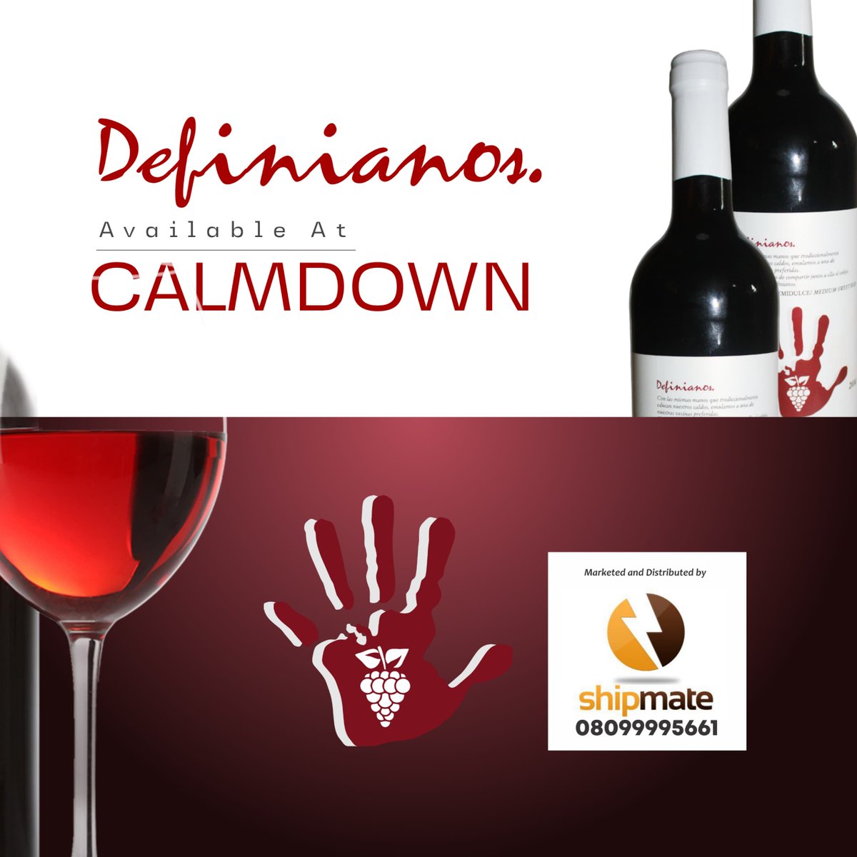 ShipmateNigeria's tweet photo. Discover the exquisite taste of #Definianos Red Wine. #Definianos is available at Calmdown Tavern, #Galadimawa, #Abuja. Call 08099995661 to order for events. Elevate your wine experience with the finest flavors. π· #WineLovers #AbujaWine #WineInAbuja. https://t.co/xkqPXq9kfE