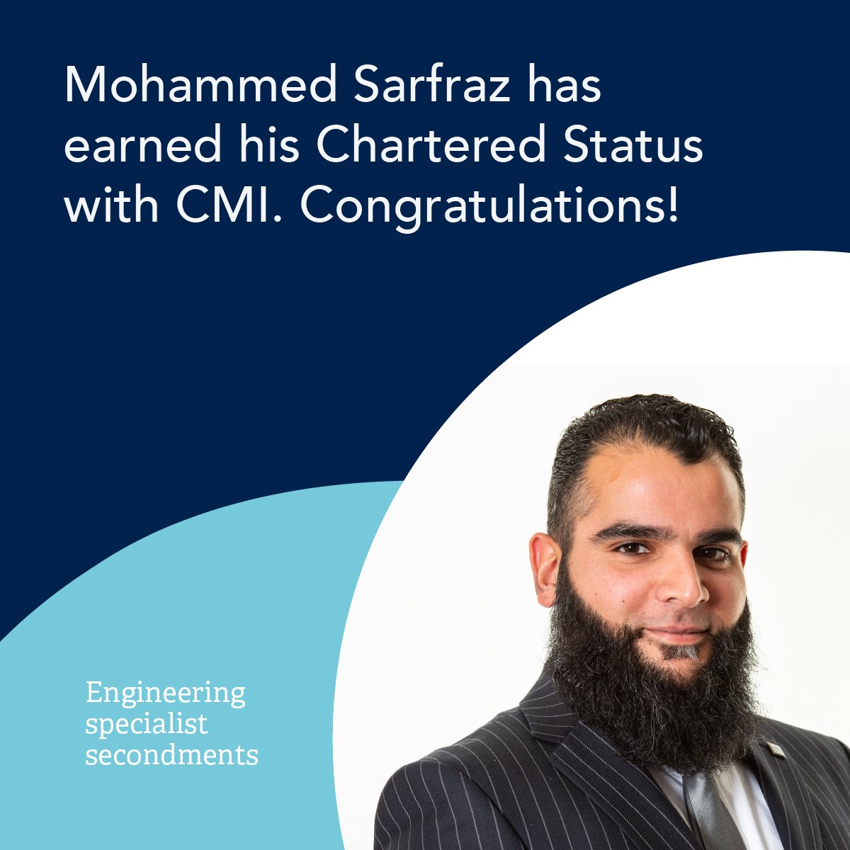 watermanaspen's tweet image. Congratulations Mohammed!
Obtaining your chartered status shows your commitment to professional standards and passion for knowledge.
@cmi_managers #careerdevelopment #bettermanagers #CharteredStatus #ProfessionalDevelopment