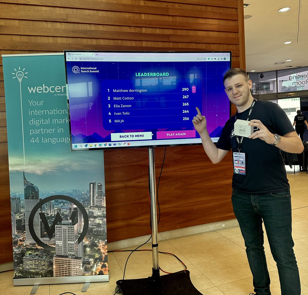 MattDorrington_'s tweet image. I am top of the table! #IntSS