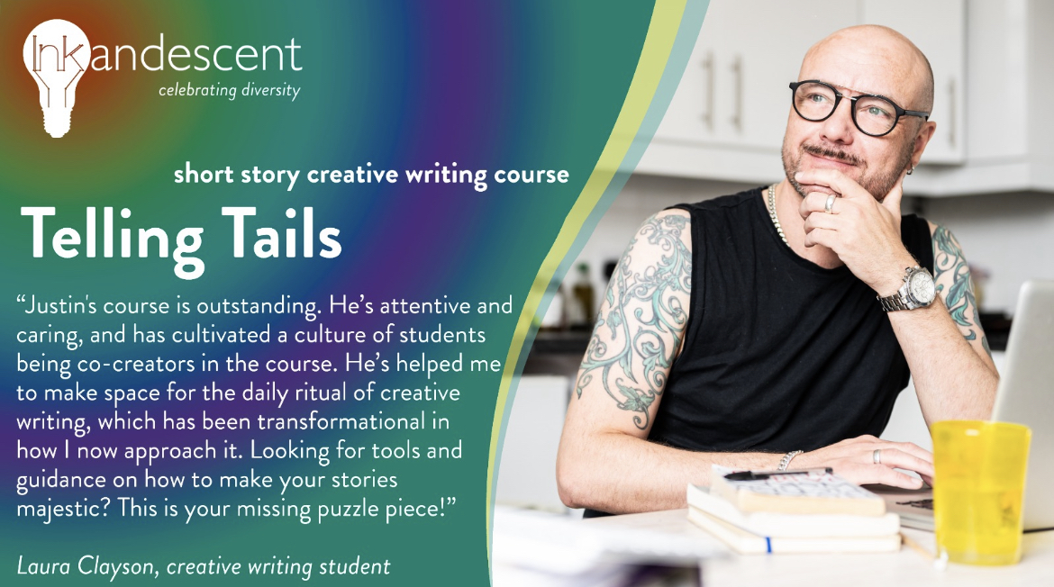 InkandescentUK's tweet photo. Make your creative writing dream a reality and get yourself on @Justin_Writer's 'outstanding' TELLING TAILS course which we are running again in the New Year. More information below and here:
https://t.co/1HEAR2g2x5
#DoIt #MustWrite #shortstories https://t.co/AEtqRzNi74