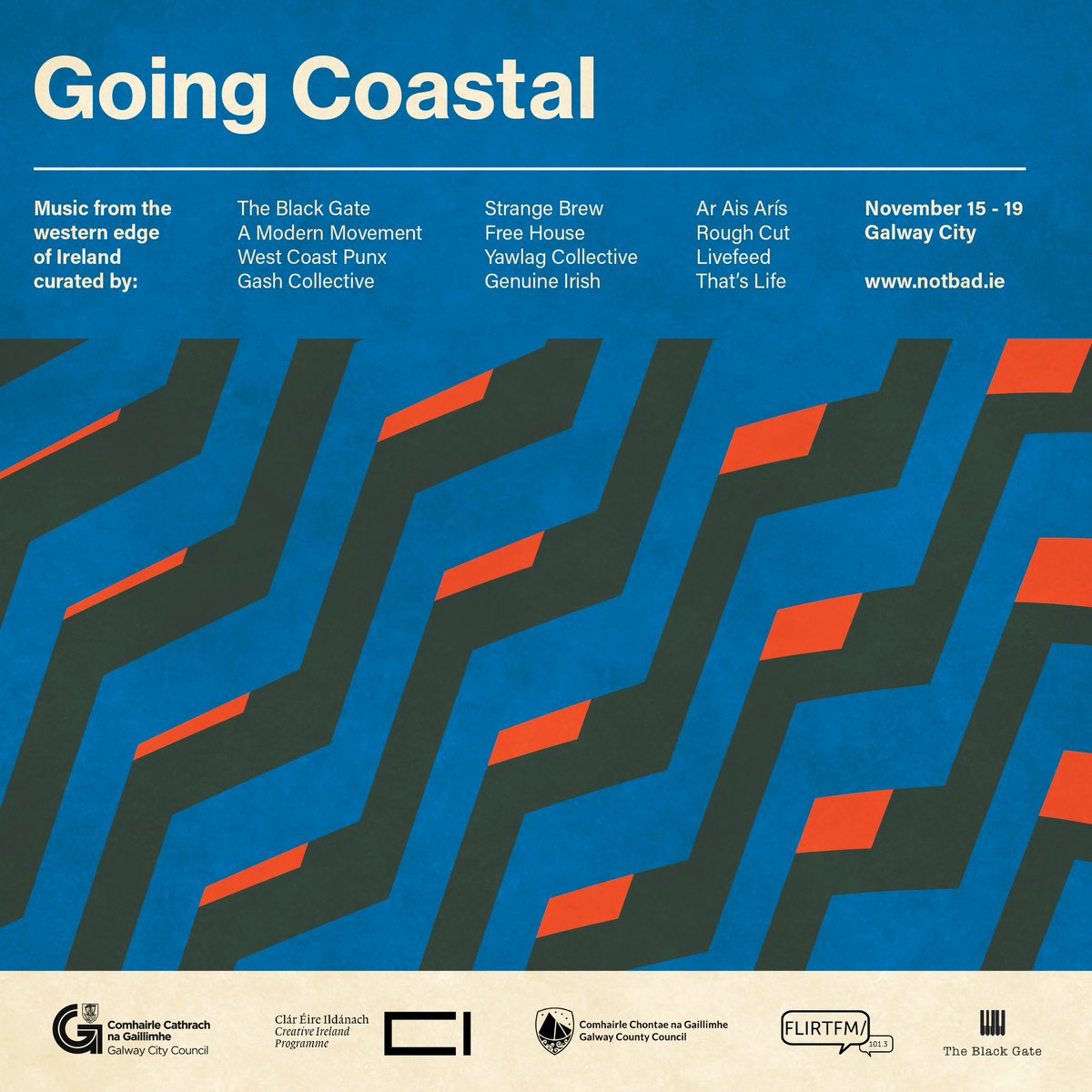 Come ‘ere to me you. Going Coastal is funded by Galway City Council and the Galway City Creative Ireland Programme, with support from the Galway County Creative Ireland Programme and Flirt Fm. #LinkInBio @notbad_ie @blackgategalway @CreativeIreland @GalwayCityCo @FlirtFM