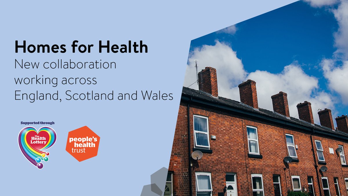 Homes for Health launches today. We're collaborating with housing, community & racial justice charities, delivering projects that respond to the growing problem of unfit private + social rented homes and their effects on tenants’ physical & mental health. peopleshealthtrust.org.uk/news/press-rel…