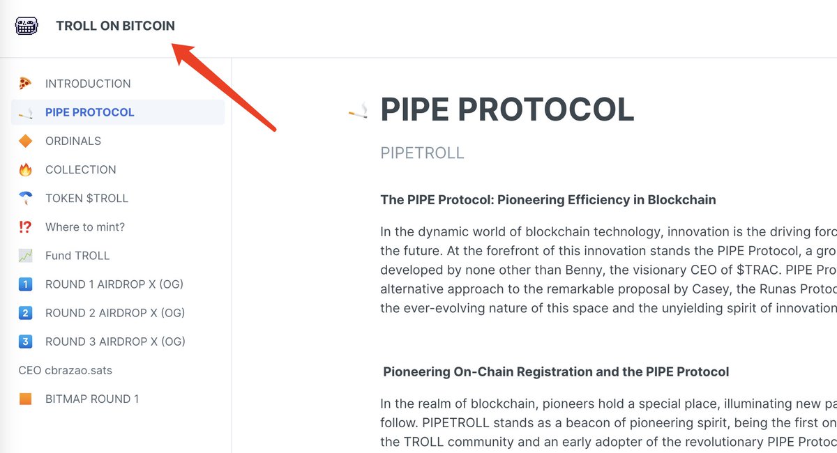 偶然在bitcointalk里面看到有人cx atomical协议的时候，有人在喷，说什么不懂比特币逻辑，不懂math, cryptography and immutable rules，这让我想起看pipe protocol文档里面的一句话，troll on bitcoin哈哈哈，这老哥何尝不是一种troll呢哈哈哈 #Atomicals #bitcointalk #pipeprotocol