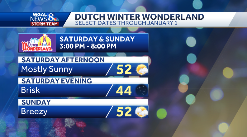🎄 DUTCH WINTER WONDERLAND
<a href="/GabrielWGAL/">GabrielWGAL</a> is showing us the beautiful displays <a href="/FUNatDW/">Dutch Wonderland</a> this morning! It's opening weekend, and the forecast will cooperate! #PAwx #DutchWonderland #Lancaster