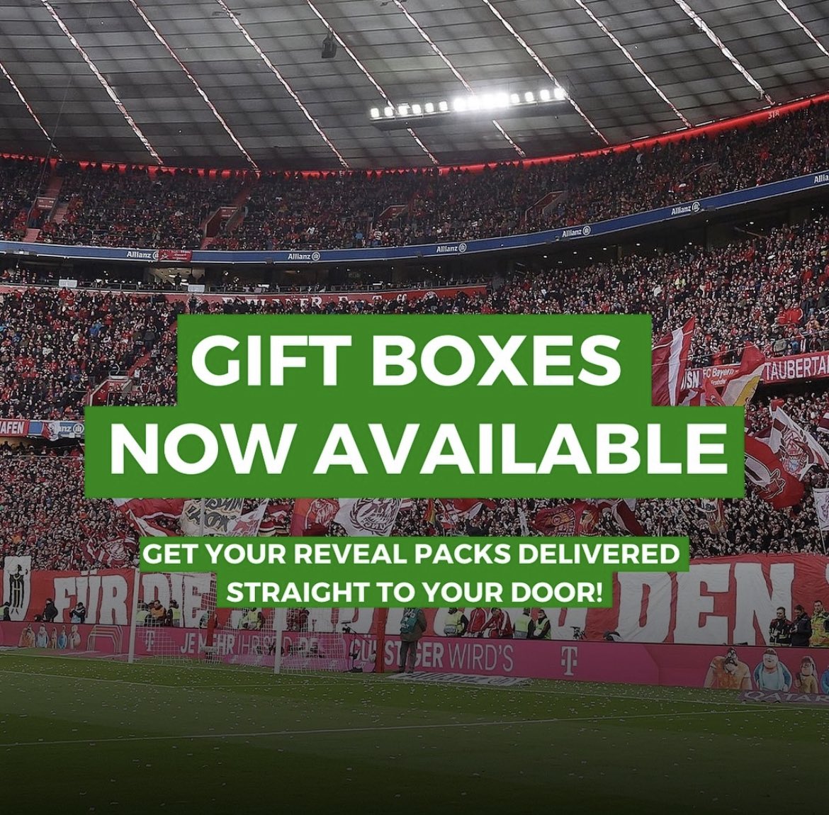 Gift box options are now available! 🎁 Open your physical Mystery Away Days reveal pack and see where the ultimate football adventure is taking you! Available for every package. Head over to our site today and secure package tickets, the perfect gift for football fans! 🏟️