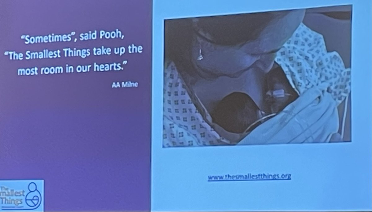 A great message ahead of World Prematurity Day tomorrow 💜“Sometimes”, said Pooh “The Smallest Things take up the most room in our hearts.”💜 #TheNeonatalJourneyKSS #SmallestThings @Neonatal_ed