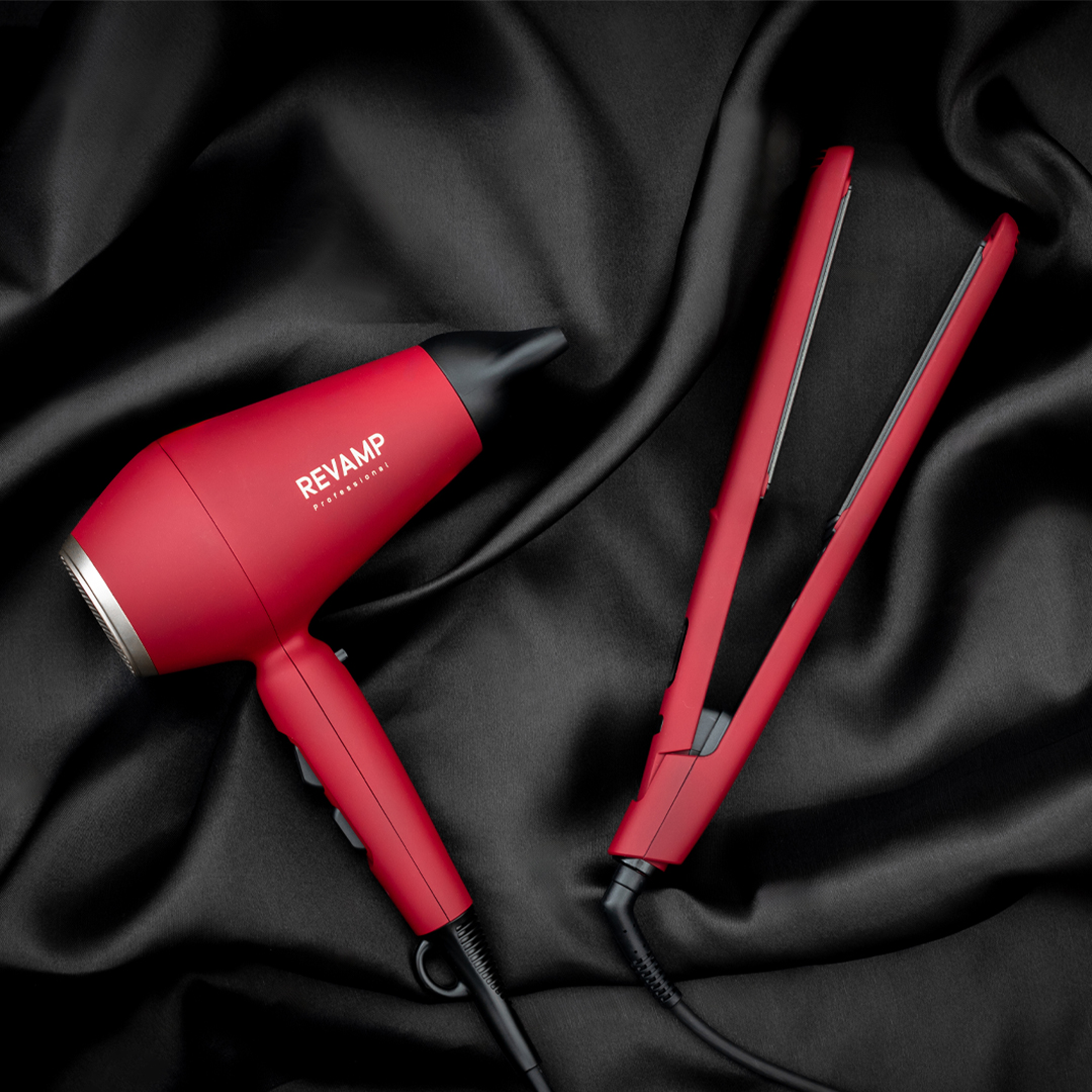 Unwrap the gift of perfect hair with The Forever Love Gift Set by Revamp. 💝💇‍♀️

This glamorous gift features a Hair Dryer, Wide Ultra X Shine Hair Straightener, and a collection of accessories to help every step of your styling journey ✨⠀
#revampyourlook #hair