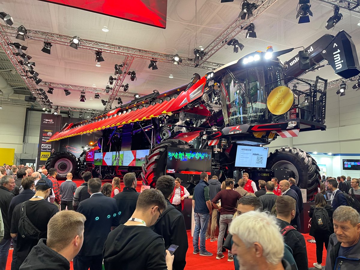 Elliott_R_H's tweet photo. Arrived in Hannover for @AGRITECHNICA for a few days. Quite a show! #firsttriptoeurope https://t.co/177Yukaqjt