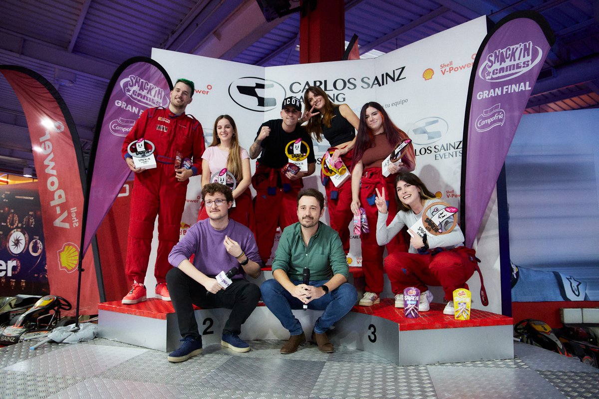 Campofrio_es's tweet photo. 🏁El martes vivimos la GRAN FINAL de los #SnackinGames!! Un gran evento para culminar con un gran año lleno de risas, piques y mucha diversión con todos vosotros!! 🤪 https://t.co/ARASMmXDE5
