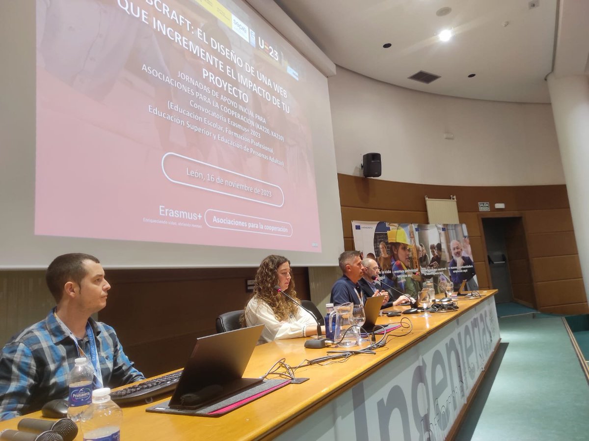 sepiegob's tweet photo. Jornadas para la cooperación (KA220, KA210). (Educación Escolar, FP, E.Superior y Educación de Personas Adultas).

Cápsulas Erasmus+:
🔹 Webcraft: el diseño de una web que incremente el impacto de tu proyecto. https://t.co/QMGOqxaW8m