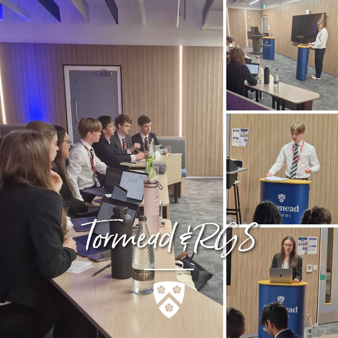 TormeadSchool's tweet photo. Last night marked the inauguration of The Tormead &amp; RGS Historians Debate series. History and politics students from Tormead's lower sixth and a mixture of upper and lower sixth from RGS contributed to a lively evening of socio-political discourse. https://t.co/ZfEcjQjUdr