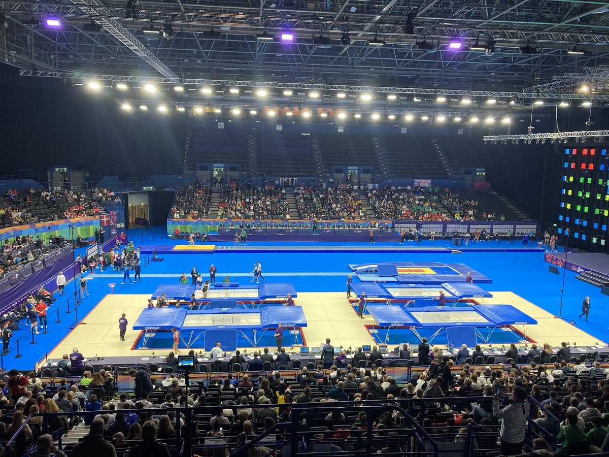 rgntparkschool's tweet photo. We are in awe of the athletes already! World Trampoline Championships https://t.co/5c8aacYI4t