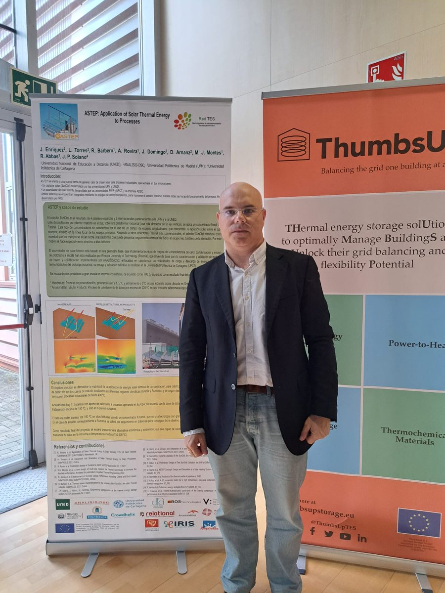 AstepProject's tweet photo. 14th of November, #ANALISIS-DSC, @La_UPM and @UPCToficial shared different aspects about ASTEP project in the #ReDTES meeting.
It has been a great opportunity to meet you all and think about possible future innovative collaborative developments.
#thermalenergystorage #RES https://t.co/iY88XwuJzK