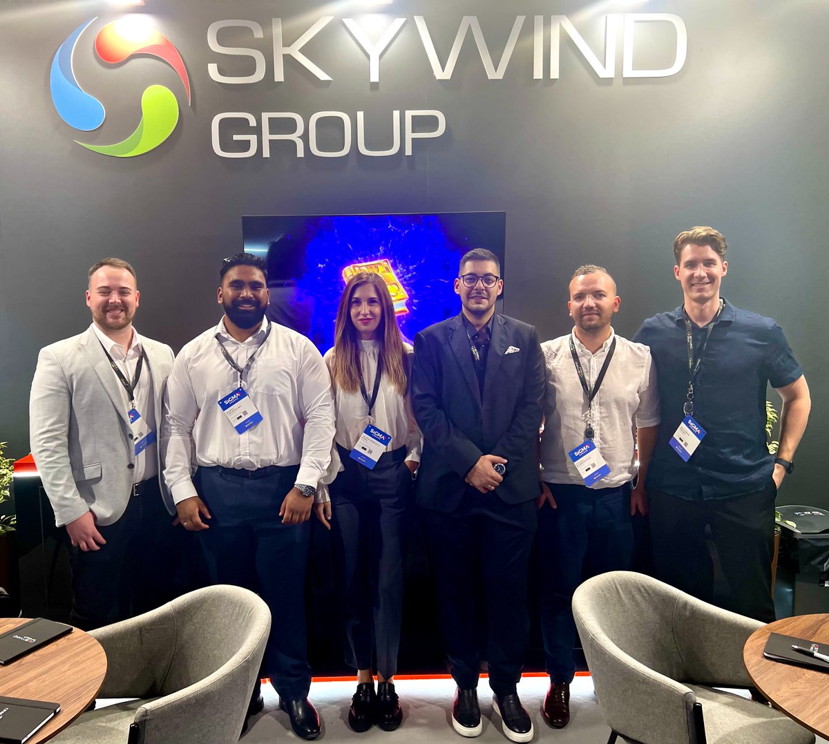 skywind_group's tweet photo. 🌟 Wrapping up an incredible last day at SiGMA Europe! 

Here's to forging lasting connections and causing a stir in the industry. Until next time, @SiGMAworld_ ! It was a pleasure.

#skywindgroup #wearegamechangers #sigmaeurope

18+ https://t.co/ovGcA5aW8U | Play responsibly https://t.co/YnwtY5KBOM
