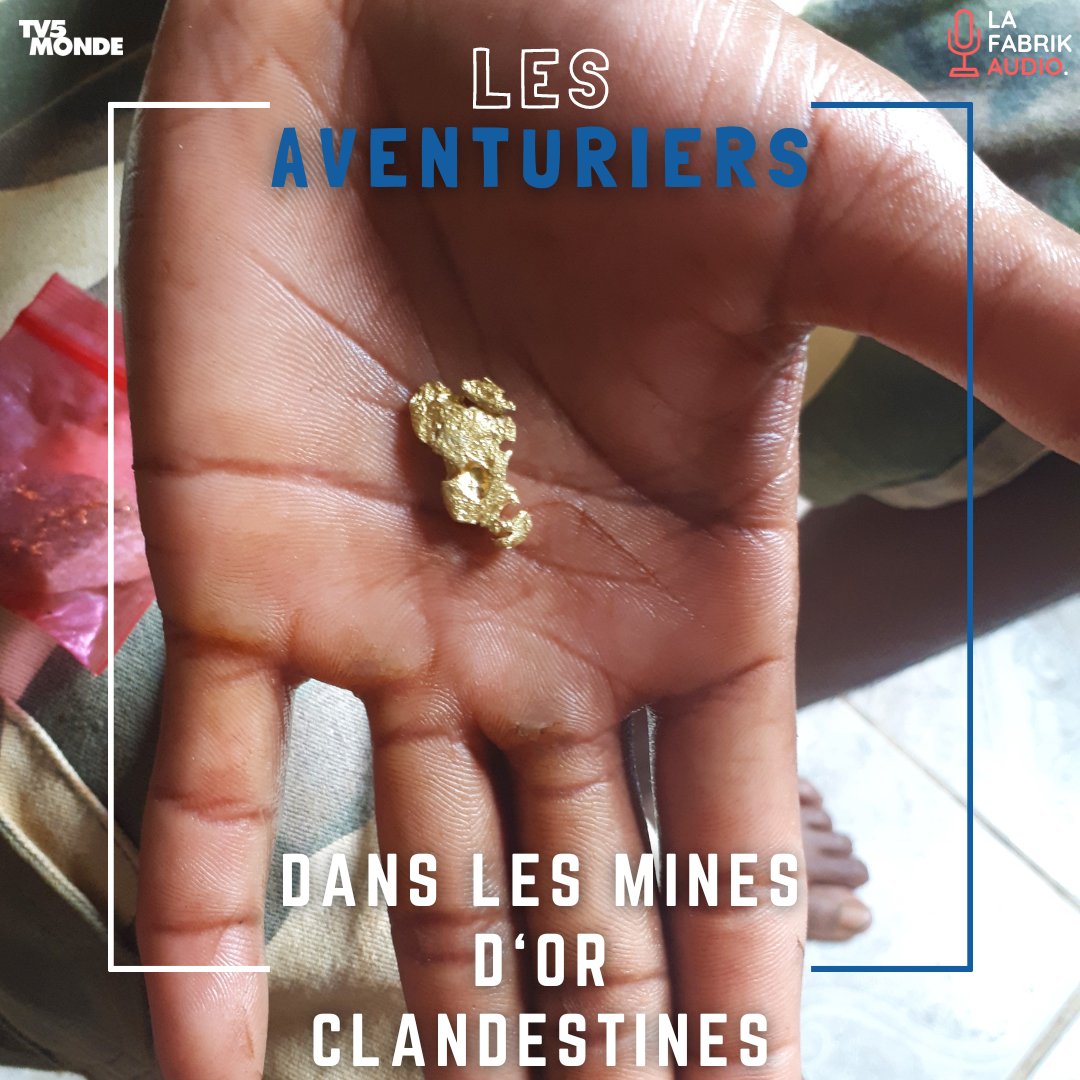 Nouvel épisode du podcast LES AVENTURIERS en partenariat avec <a href="/TV5MONDE/">TV5MONDE</a> : "Dans une mine d'or clandestine".

🎤 Mael s'est lancé à la conquête d'or dans une mine clandestine dans la jungle amazonienne.

open.spotify.com/episode/264g8d…

#orpailleur #orpaillage #podcast #podcastvoyage