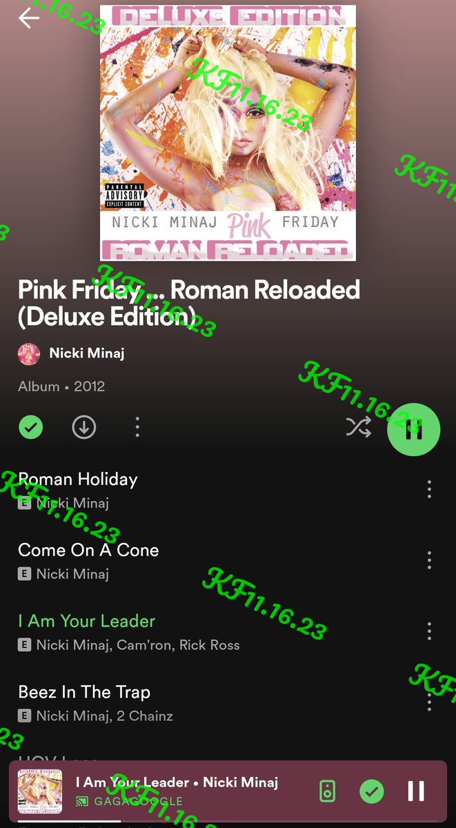 KarmenFandiego's tweet photo. .85 Days since we started #1NickiAlbumDay🔥
#Barbz Are u as excited as I am? Tomorrow we'll have MAP for the #PinkFriday2 Tour💃🏽🥳
All the more reason to give urself 1h30 a day to review the Queen's classic Albums😍

TODAY, Nov 16th, Let's STREAM together #PinkFridayRR Album 🍭🙏🏽 https://t.co/6Y249W4Q1a