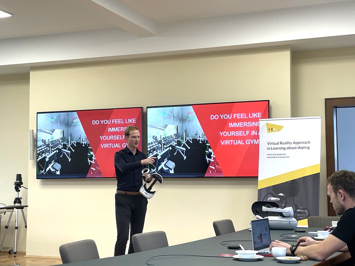 ViRAL - A VR Approach in Learning about Doping tweet media