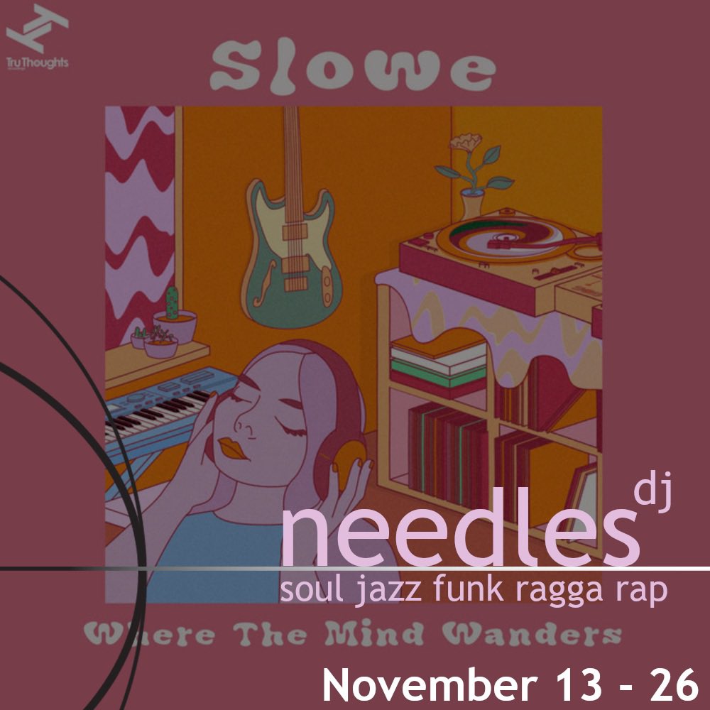 needlesDJ's tweet photo. Needles' Bag for Nov 13-26
.
https://t.co/NWKdkw33ff
.
#CarlosNiño @suryabotofasina
#BexBurch
@slowemusic
#MMYYKK
#Noname @jimettarose VoicesOfCreation #Daoud
@ReasonTDE @inglewoodSiR #Kiilyn
#DanielVillarreal
@biglukah #BohemiaLynch
@All_Hail_YT @ToneBeatz https://t.co/9m0oqJ7YBo