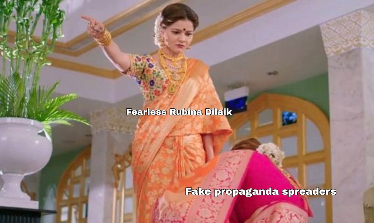 ForeverSid2's tweet photo. This pic perfectly fits in this situation. Hats off to the meme maker lol

FEARLESS RUBINA DILAIK https://t.co/b8qtxBgM9Y
