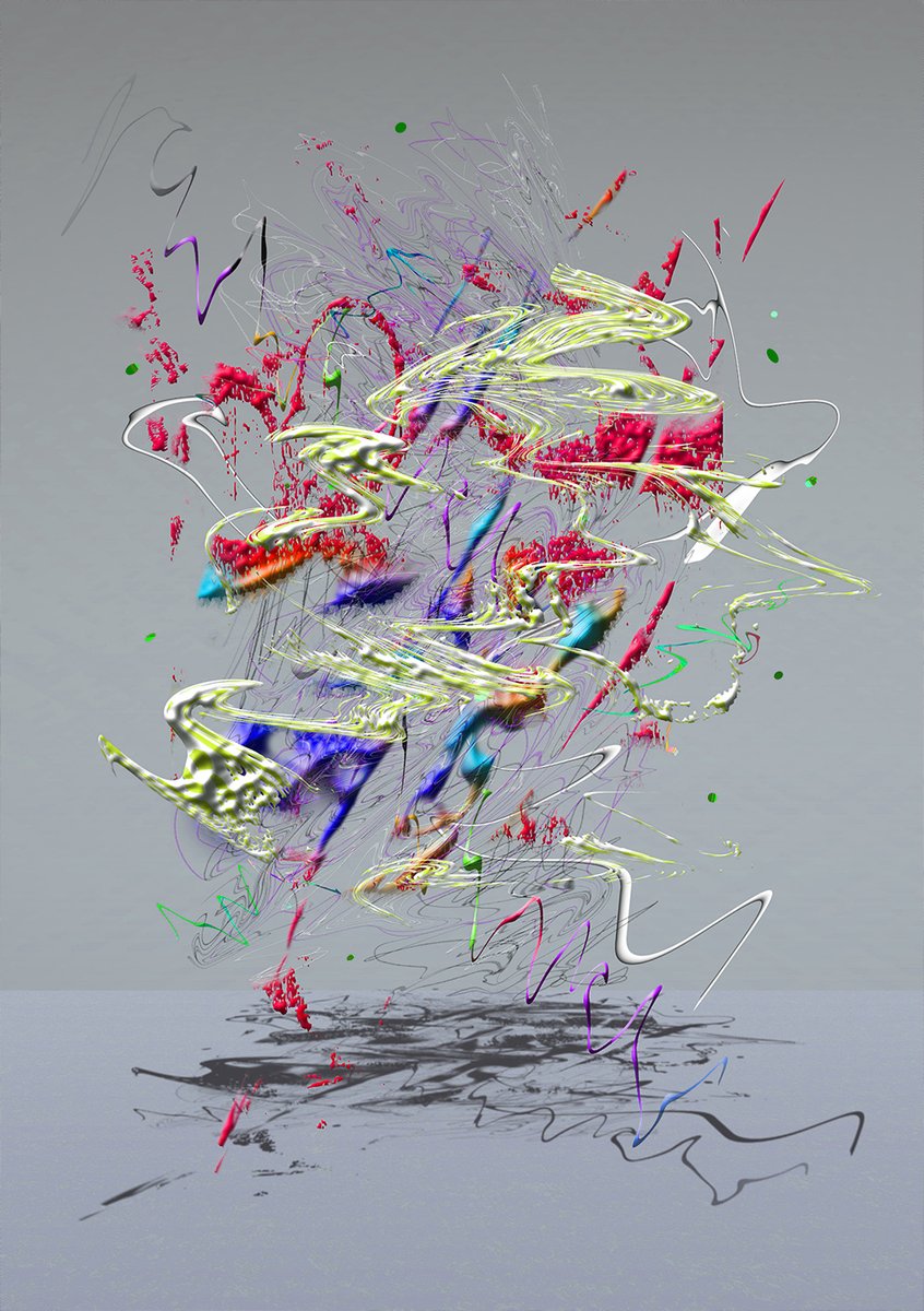 Inspired by Twombly. 
